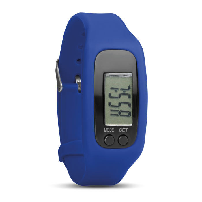 Bracelet podomètre personnalisé BRATARA Bleu royal